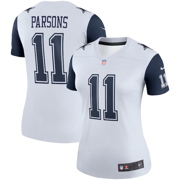 Micah Parsons Dallas Cowboys Nike Women's Alternate Legend Jersey - White/Navy - Image 2