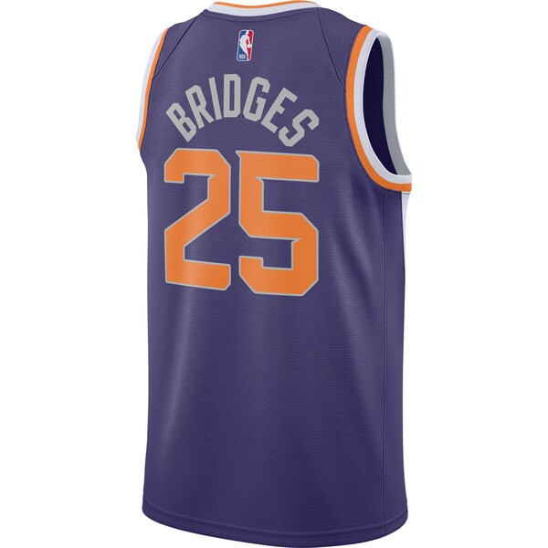 Mikal Bridges Phoenix Suns Nike 2020/21 Swingman Player Jersey - Icon Edition - Purple - Image 3