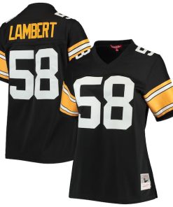 Jack Lambert Pittsburgh Steelers Women's Legacy Replica Player Jersey - Black