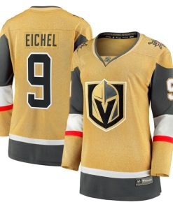 Jack Eichel Vegas Golden Knights  Women's Home Breakaway Player Jersey - Gold