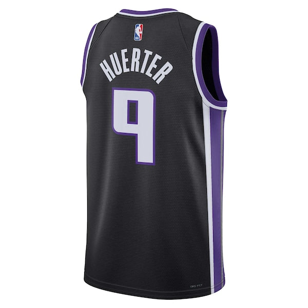 Kevin Huerter Sacramento Kings Nike Unisex Swingman Jersey - Icon Edition - Black - Image 3