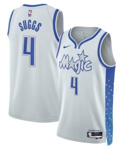 Jalen Suggs Orlando Magic Nike Unisex 2025/26 Swingman Jersey - Silver - City Edition