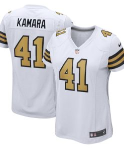 Alvin Kamara New Orleans Saints Nike Women's Alternate Game Jersey -  White