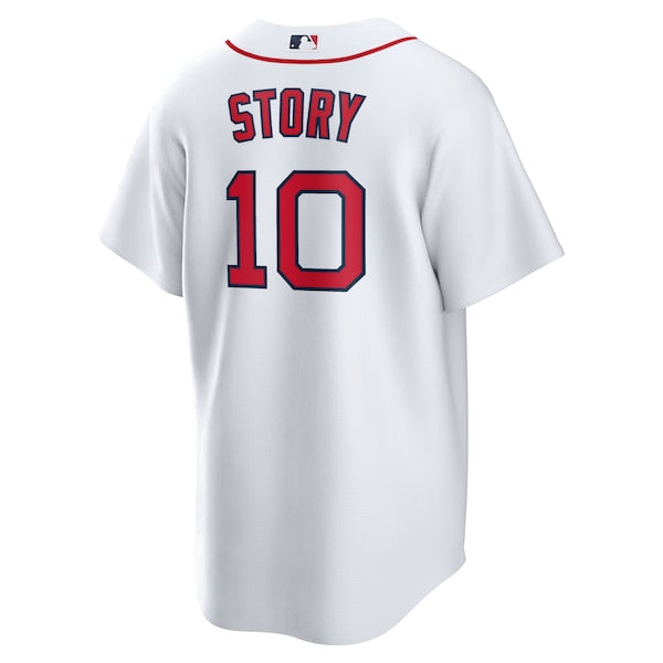 Trevor Story Boston Red Sox Nike Home Replica Jersey - White - Image 3