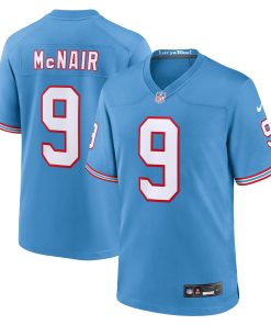 Alternative view of Steve McNair Tennessee Titans Nike Game Retired Player Jersey - Navy/Light Blue
