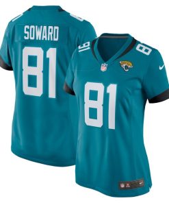 R. Jay Soward Jacksonville Jaguars Nike Women's Retired Player Team Game Jersey - Teal