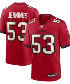 Deion Jennings Tampa Bay Buccaneers Nike Team Game Jersey -  Red