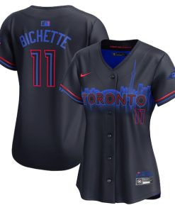 Bo Bichette Toronto Blue Jays Nike Women's 2024 City Connect Limited Player Jersey - Navy