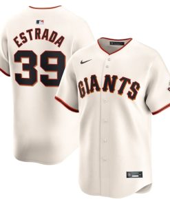 Thairo Estrada San Francisco Giants Nike Home Limited Player Jersey - Cream