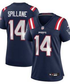 Robert Spillane New England Patriots Nike Women's Team Game Jersey -  Navy