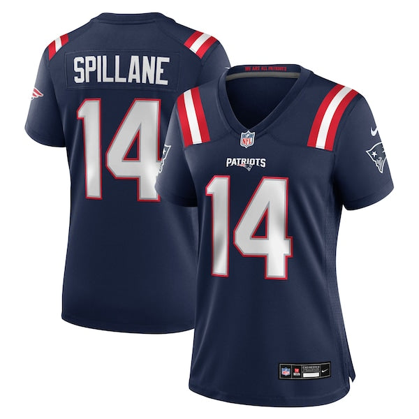 Robert Spillane New England Patriots Nike Women's Team Game Jersey - Navy