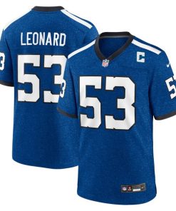 Shaquille Leonard Indianapolis Colts Nike Indiana Nights Alternate Game Jersey - Royal