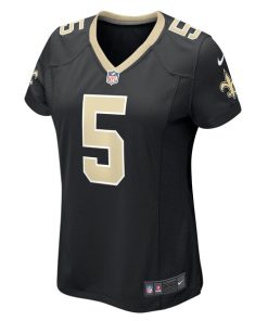 Alternative view of Lynn Bowden Jr. New Orleans Saints Nike Women's Team Game Jersey -  Black