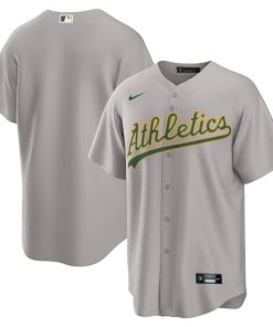 Athletics Nike Away Replica 2.0 Jersey - Gray