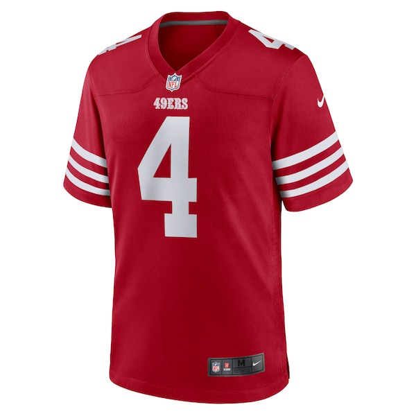 Jake Moody San Francisco 49ers Nike Team Game Jersey - Scarlet - Image 2