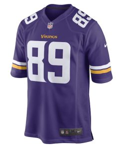 Alternative view of Thomas Hennigan Minnesota Vikings Nike Game Player Jersey - Purple