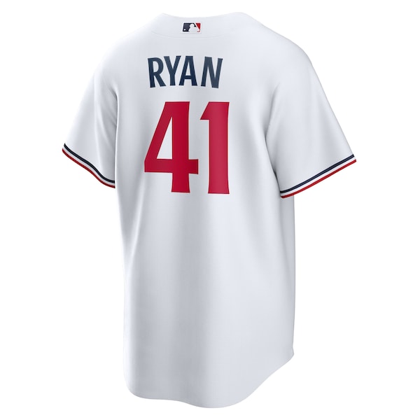 Joe Ryan Minnesota Twins Nike Youth Home Replica Jersey - White - Image 3