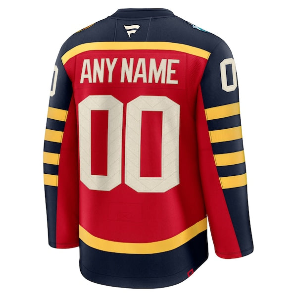 Florida Panthers 2026 NHL Winter Classic Premium Custom Jersey - Red - Image 3