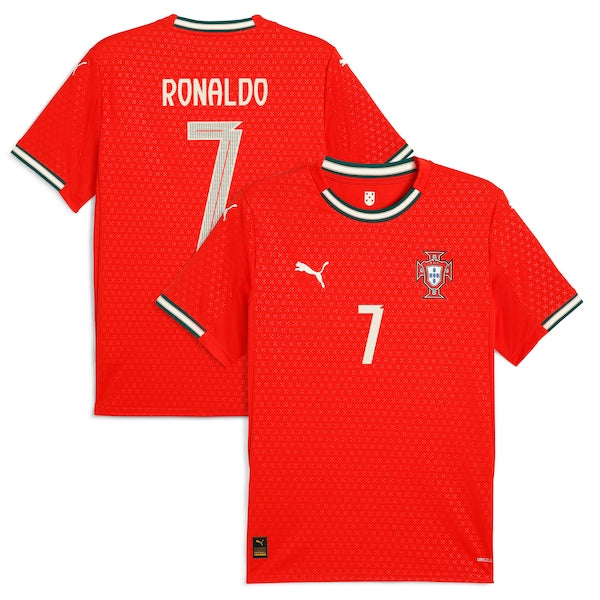 Cristiano Ronaldo Portugal National Team Puma 2025 Home Replica Jersey - Red