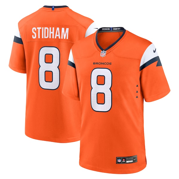 Jarrett Stidham Denver Broncos Nike Team Game Jersey - Orange