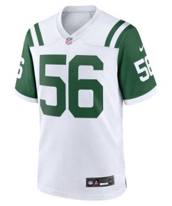 Alternative view of Quincy Williams New York Jets Nike Classic Alternate Player Game Jersey - White