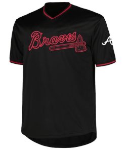 Alternative view of Ronald Acu?a Jr. Atlanta Braves Profile Big & Tall Pop Fashion Player Jersey - Black