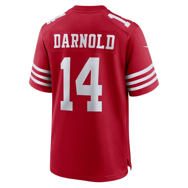 Sam Darnold San Francisco 49ers Nike Game Player Jersey - Scarlet - Image 3
