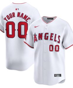 Los Angeles Angels Nike Youth Home Limited Custom Jersey - White