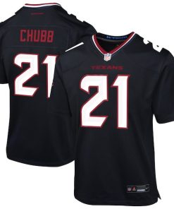 Nick Chubb Houston Texans Nike Youth Team Game Jersey - Navy