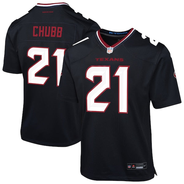 Nick Chubb Houston Texans Nike Youth Team Game Jersey - Navy