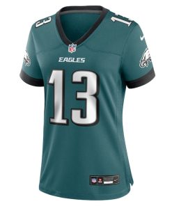 Alternative view of Azeez Ojulari Philadelphia Eagles Nike Women's Team Game Jersey - Midnight Green