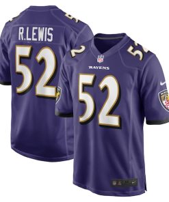 Ray Lewis Baltimore Ravens Nike Retired Player Game Jersey - Purple