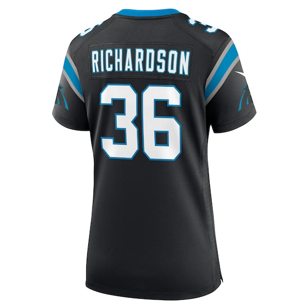 Demani Richardson Carolina Panthers Nike Women's Team Game Jersey - Black - Image 3