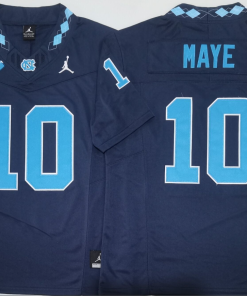 MDrake Maye NCAA North Carolina Tar Heels Jordan Band Vapor Limited Jersey