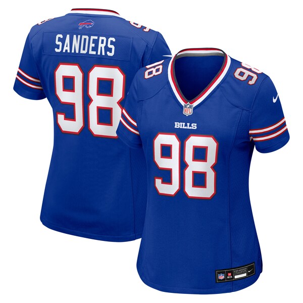 T.J. Sanders Buffalo Bills Nike Women's Team Game Jersey - Royal