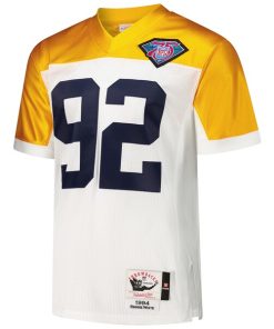 Alternative view of Reggie White Green Bay Packers 1994  Authentic Throwback Retired Player Jersey - White