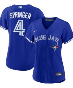 George Springer Toronto Blue Jays Nike Women's Home Replica Jersey - Royal