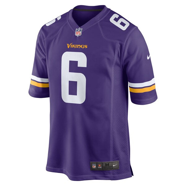 Brian Asamoah II Minnesota Vikings Nike Game Jersey - Purple - Image 2