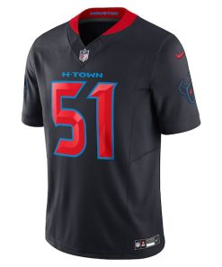 Alternative view of Will Anderson Jr. Houston Texans Nike 2nd Alternate Vapor F.U.S.E. Limited Jersey - Navy