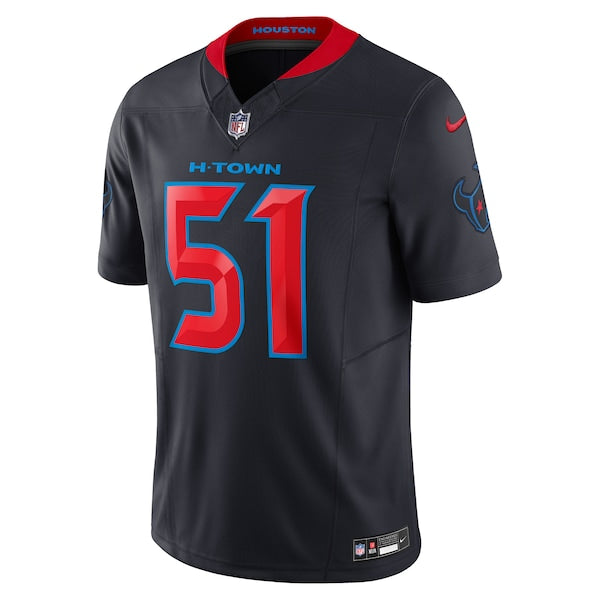 Will Anderson Jr. Houston Texans Nike 2nd Alternate Vapor F.U.S.E. Limited Jersey - Navy - Image 2