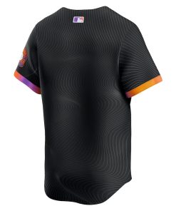 Alternative view of San Francisco Giants Nike 2025 City Connect Limited Jersey - Anthracite