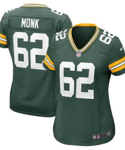 Jacob Monk Green Bay Packers Nike Women's  Game Jersey -  Green