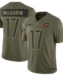 Terry McLaurin Washington Commanders Nike 2025 Salute to Service Limited Jersey - Olive