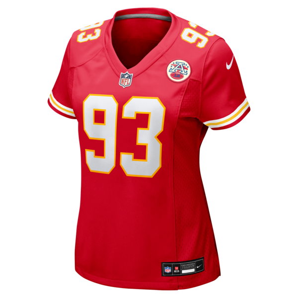 Zacch Pickens Kansas City Chiefs Nike Women's Team Game Jersey - Red - Image 2