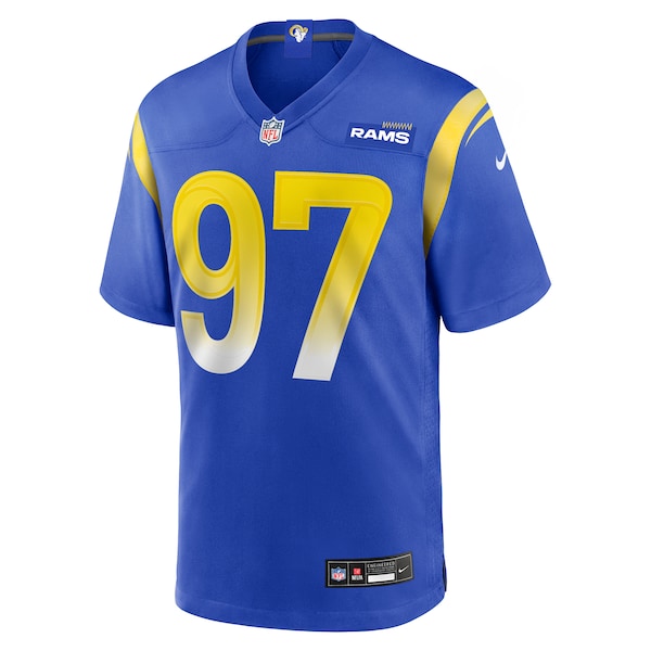 Bill Norton Los Angeles Rams Nike Team Game Jersey - Royal - Image 2