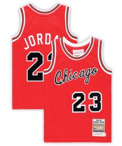 Michael Jordan Chicago Bulls Toddler Hardwood Classics 1984/85 Authentic Swingman Jersey - Red