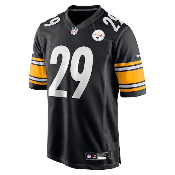 Kyle Dugger Pittsburgh Steelers Nike Team Game Jersey - Black - Image 2
