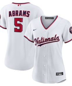 CJ Abrams Washington Nationals Nike Women's Home Replica Player Jersey - White