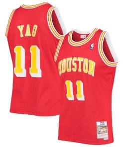 Yao Ming Houston Rockets 2004/05 Hardwood Classics Swingman Jersey - Red