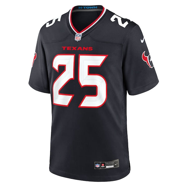 Russ Yeast Houston Texans Nike Team Game Jersey - Navy - Image 4
